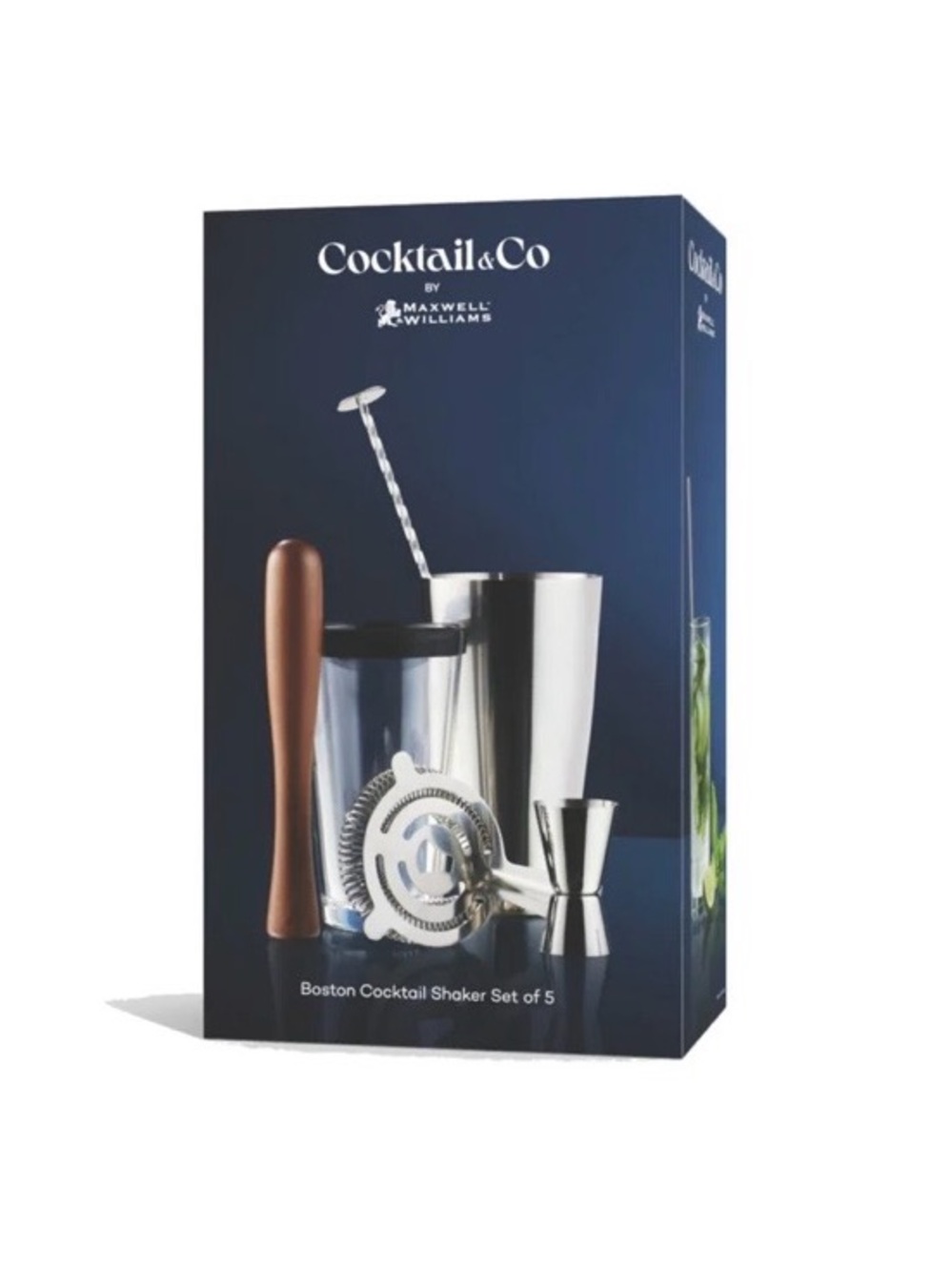 Maxwell Williams Cocktail & Co Boston Cocktail Shaker Set